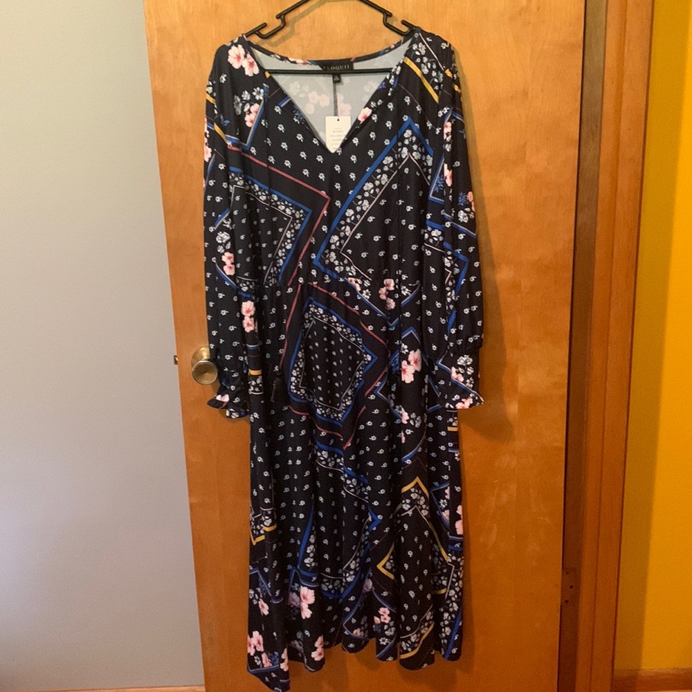 Navy Eloquui Dress- Size 20